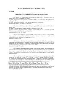 quimica de las disoluciones acuosas tema 4 termodinamica de las