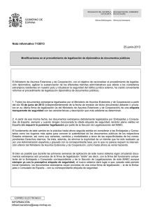 Nota informativa 11/2013 25-junio-2013