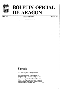 Registro - Boletin Oficial de Aragón