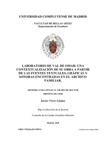 Laboratorio Val del Omar - E-Prints Complutense