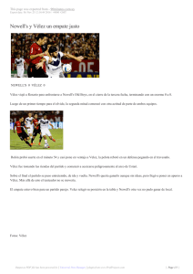 Newell`s y Vélez un empate justo