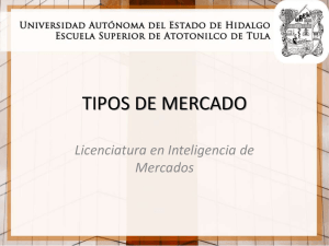 Tipos de mercado