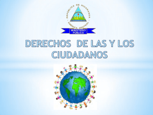 DERECHOS DE LAS Y LOS CIUDADANOS