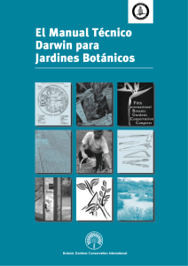 Manual técnico de Darwin - Red Nacional de Jardines Botánicos de