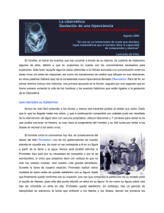 La cibernética: Gestación de una hiperciencia