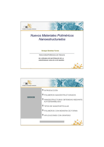 Nuevos materiales poliméricos nanoestructurados - e