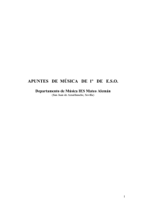 Apuntes de música de 1º de ESO