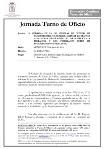 La reforma de la Ley General de Defensa de Consumidores y
