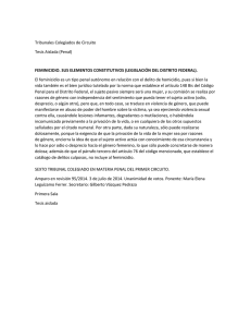 Tribunales Colegiados de Circuito Tesis Aislada (Penal
