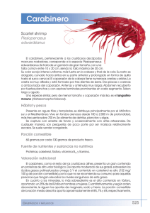 Carabinero - FEN. Fundación Española de la Nutrición
