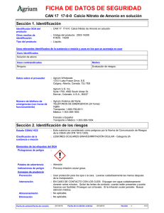 SDS - Agrium