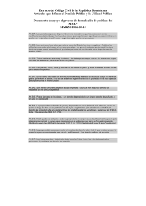 Extracto del Código Civil de la República Dominicana Artículos que