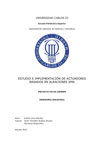 estudio e implementación de actuadores basados en aleaciones sma