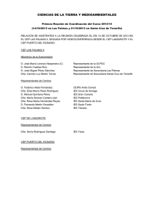 ciencias de la tierra y medioambientales