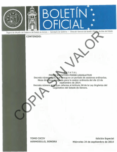 órgano de Difusión del Gobierno del Estado de