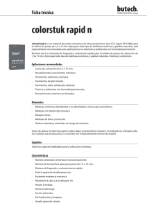 Ficha técnica colorstuk rapid n