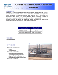 planta de tratamiento de aguas residuales ventanilla