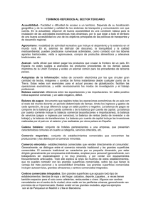 Términos sector terciario