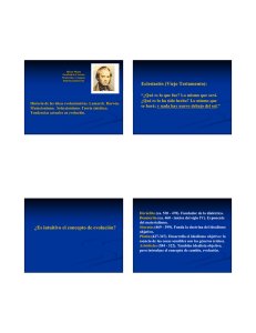 1. Historia de la Teoría Evolutiva_4 diapos por ca