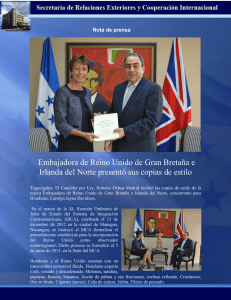 Embajadora de Reino Unido de Gran Bretaña e Irlanda del Norte