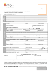 CICLOS DE FORMACIÓN PROFESIONAL BÁSICA