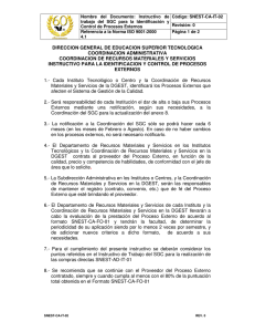 DIRECCION GENERAL DE EDUCACION SUPERIOR