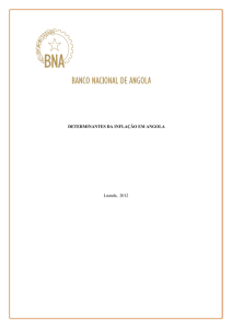 Determinantes da Inflação em Angola