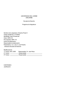 Derecho Penal II Carga acad