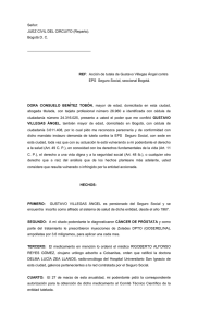 Señor: JUEZ CIVIL DEL CIRCUITO (Reparto). Bogotá D. C. REF