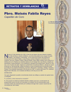 Pbro. Moisés Fabila Reyes
