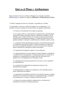 Qué es el Pleno y Atribuciones