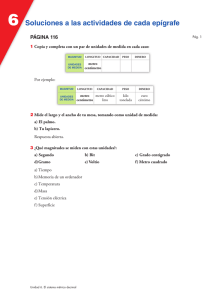 Soluciones a las actividades de cada epígrafe