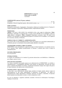 O HIDROFEROL 0,1 mg/ ml Gotas orales en solución Calcifediol