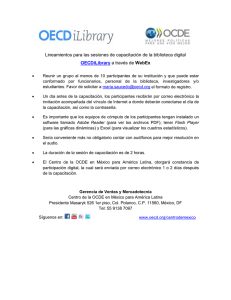 lineamientos de capacitaciones vía Webex