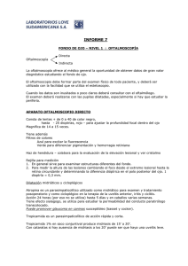Fondo de ojo - Nivel 1
