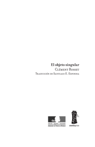 Objeto singular El Adelanto