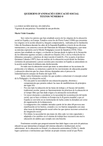 LA EDUCACIÓN SOCIAL - Quadernsanimacio.net.