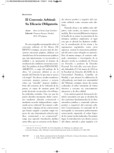 El Convenio Arbitral - revistas universidad pontificia comillas icai
