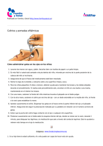 Colirios y pomadas oftálmicas