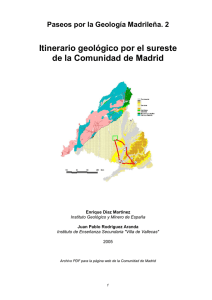 Itinerario geológico por el sureste de la Comunidad de Madrid