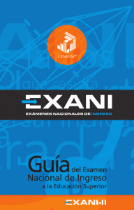Guía EXANI-II 19a. ed. - Instituto Tecnológico Superior de Jesús