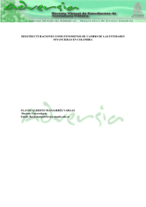 REESTRUCTURACIONES COMO FENOMENOS DE CAMBIO DE