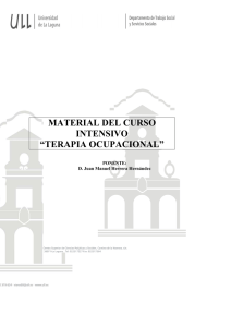 material del curso intensivo “terapia ocupacional”
