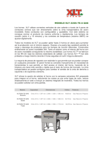 MODELO XLT-3255-TS A GAS