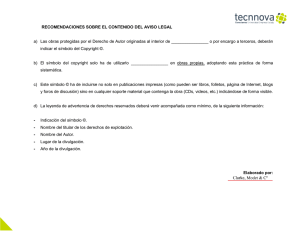 contenido del aviso legal