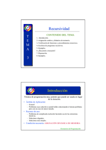 Recursividad Introducción