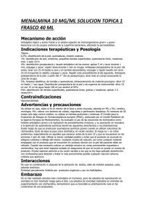 MENALMINA 10 MG/ML SOLUCION TOPICA 1 FRASCO 40 ML