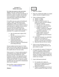 Actividad Nº 1 Obtener una cuenta Si ya tiene una cuenta, no abra