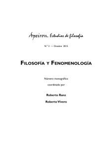 Ápeiron. Estudios de filosofía