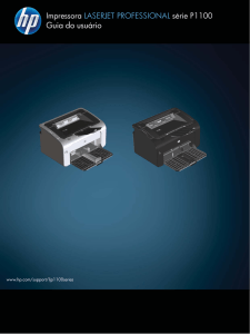 HP LASERJET PROFESSIONAL P1100 Printer series User Guide